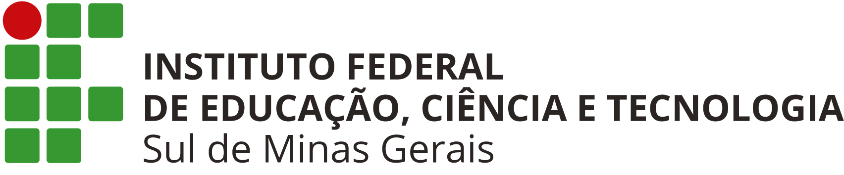 Logotipo do IFSULDEMINAS em aplicações horizontais