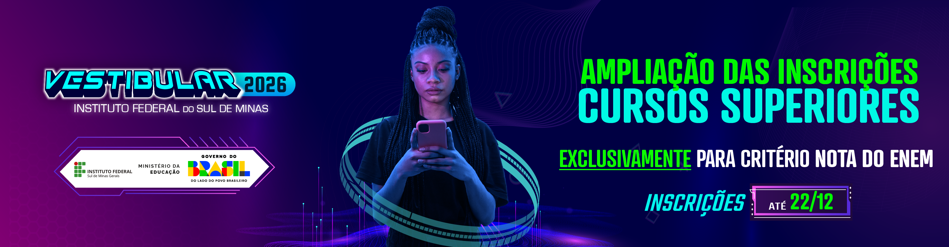 Vai usar a nota do Enem para o vestibular? Inscreva-se até 22/12